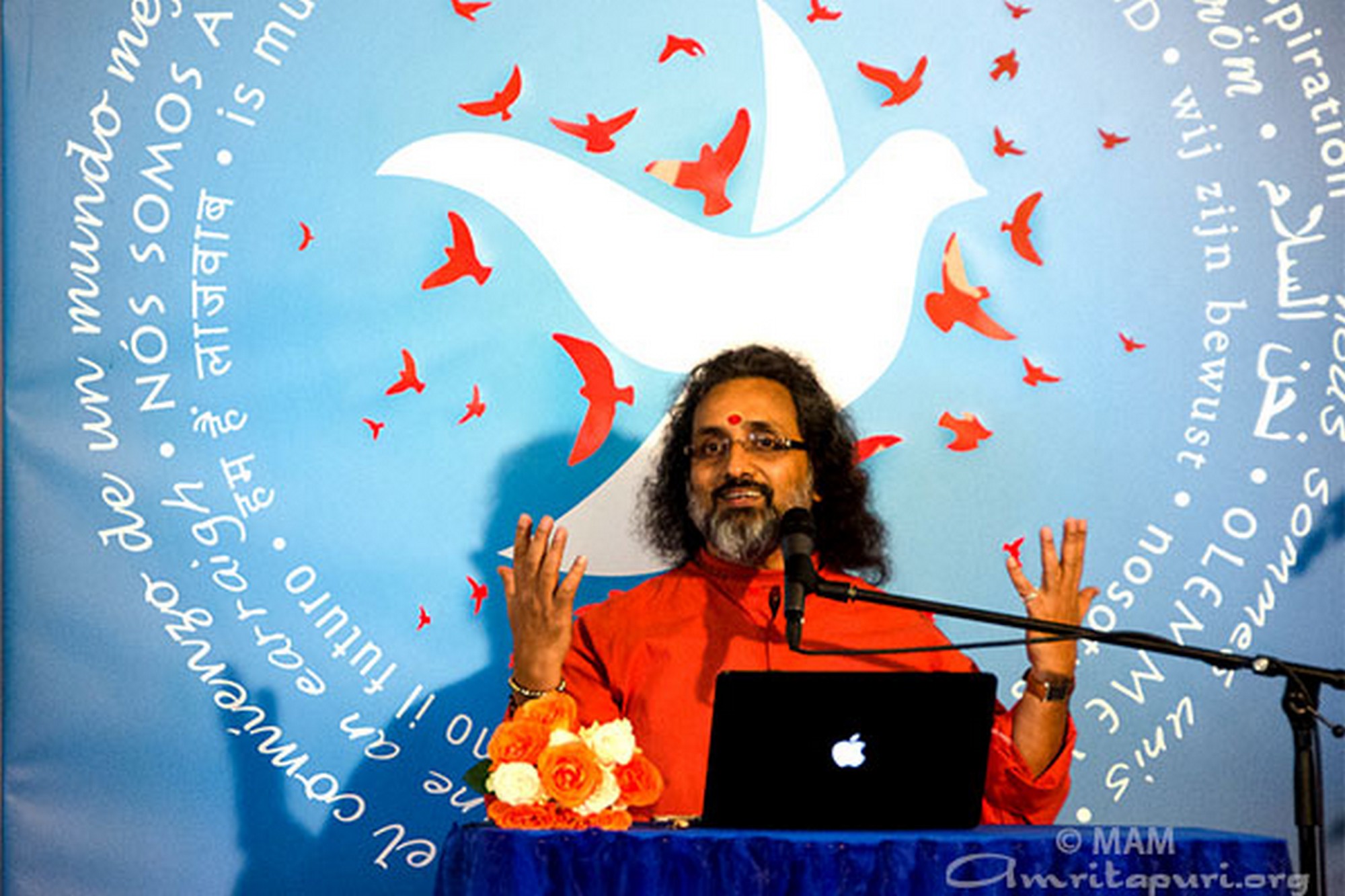 Swami Amritaswarupananda Puri in Deutschland 2019
