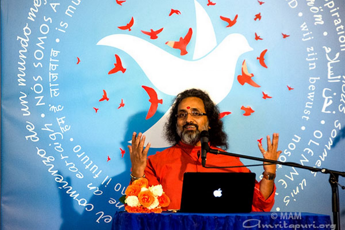 Swami Amritaswarupananda Puri in Deutschland