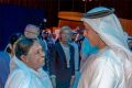Amma und Saif Bin Zayed, der stellvertretende Premierminister der Vereinigten Arabischen Emirate.