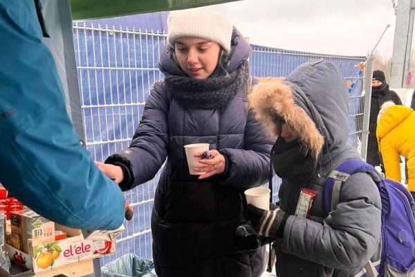 Flüchtlingshilfe an der polnisch-ukrainischen Grenze
