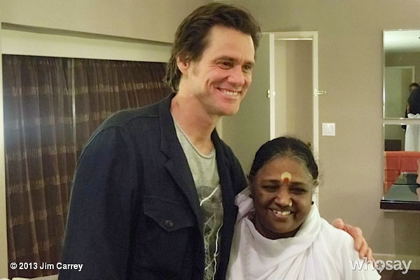 Hollywood-Star Jim Carrey trifft Amma in Los Angeles