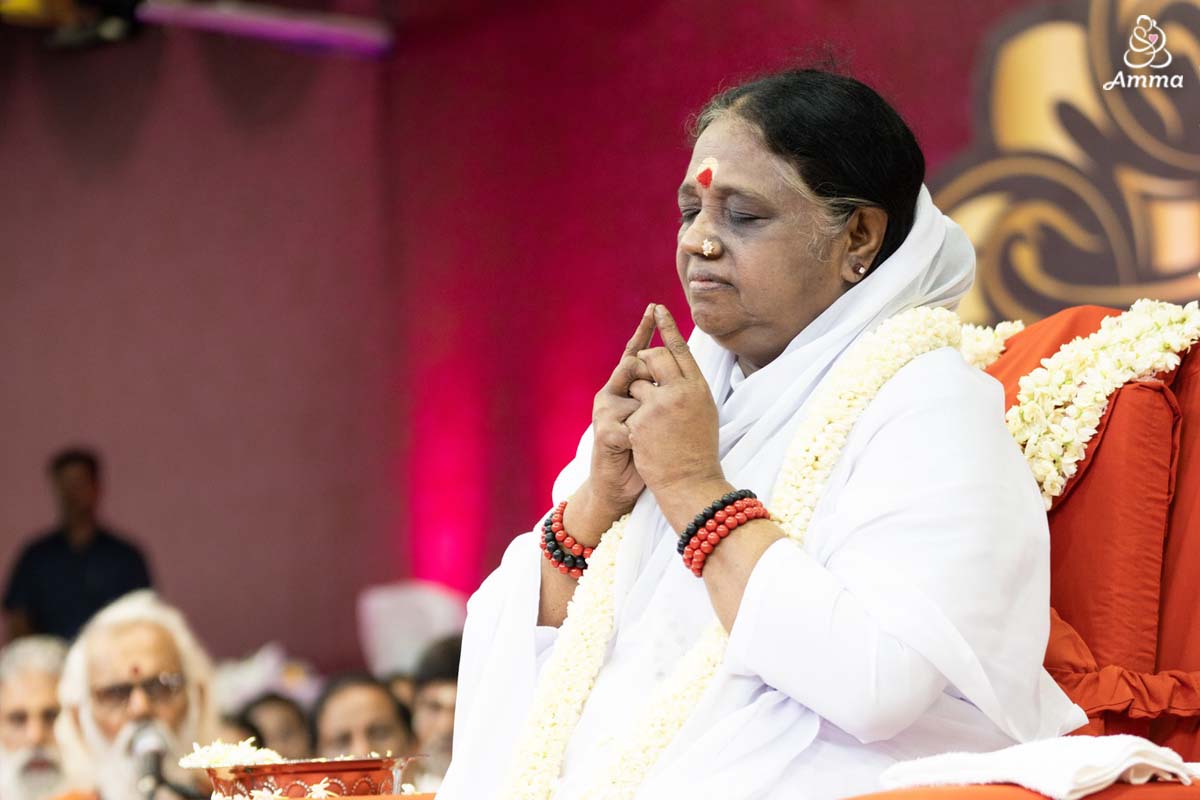 Amma in Amritapuri