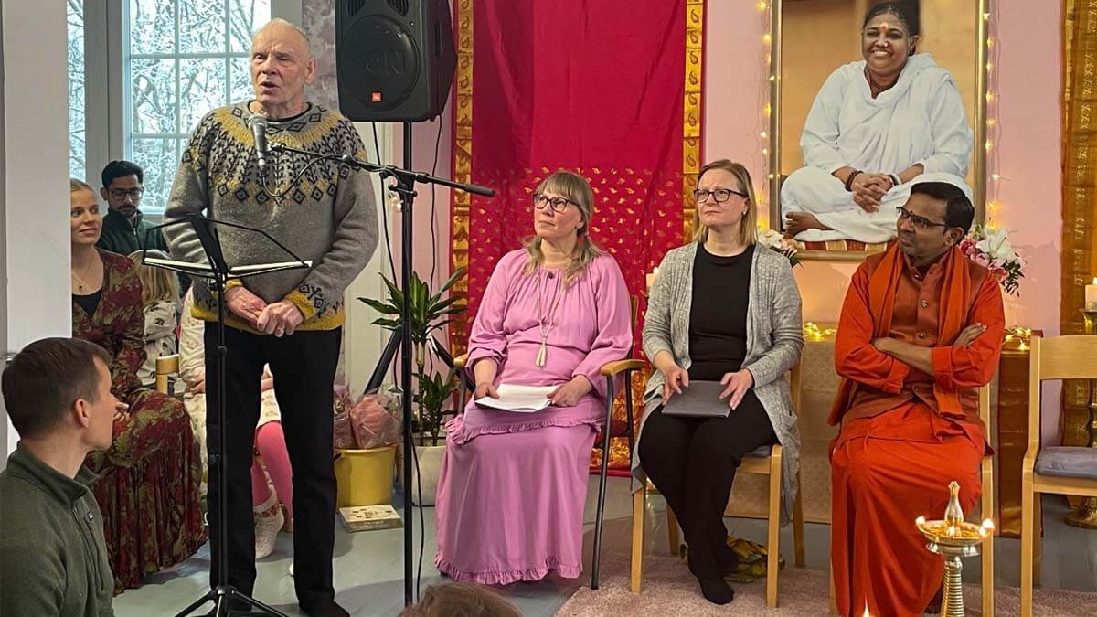 Einweihung Amma-Zentrum Finnland